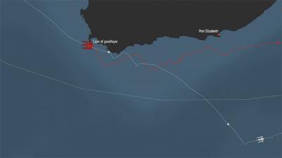 Francis Joyon y tripulación del IDEC Sport viran el Cabo de Buena Esperanza Francis Joyon y tripulación del IDEC Sport viran el Cabo de Buena Esperanza