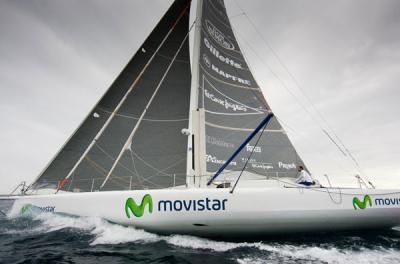 Gran actuacion del Movistar en la salida de Hondarribia de la Vuelta a España Gran actuacion del Movistar en la salida de Hondarribia de la Vuelta a España