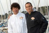 Jean Le Cam y Bruno García  inician la última fase de preparación antes de la salida de la Barcelona World Race