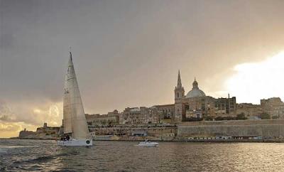 La armada española llega a Malta La armada española llega a Malta