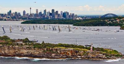 La flota de la ROLEX SYDNEY HOBART 2010 inicia la aventura La flota de la ROLEX SYDNEY HOBART 2010 inicia la aventura