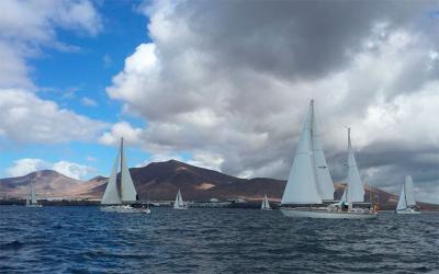 La flota del Gran Prix del Atlántico 2018 zarpa de Marina Rubicón rumbo el Caribe