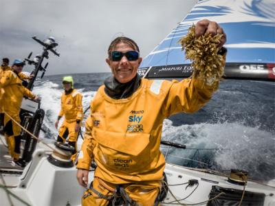 La pesadilla de los sargazos dificulta el avance de la flota de la Volvo Ocean Race La pesadilla de los sargazos dificulta el avance de la flota de la Volvo Ocean Race