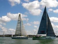 La primera etapa de la Regata  Pornic-Gijón-Pornic , entra en su recta final. 