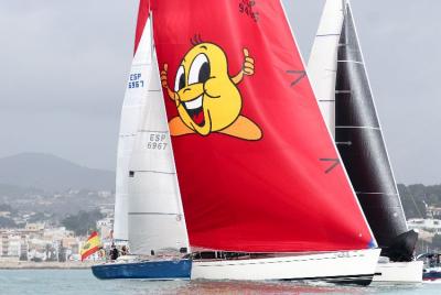 Las flota de las 300 Millas A3 Moraira-Trofeo GREFUSA pone rumbo a la isla Grosa