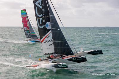 Salida de la Transat Jacque Vabre Salida de la Transat Jacque Vabre