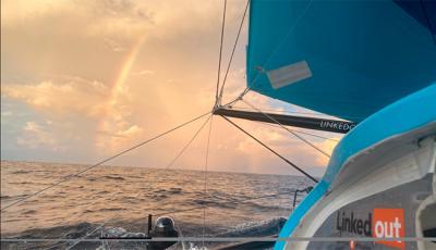 Transat Jacques Vabre. Linkedout a 80 millas de meta. Redman mantiene liderato Transat Jacques Vabre. Linkedout a 80 millas de meta. Redman mantiene liderato