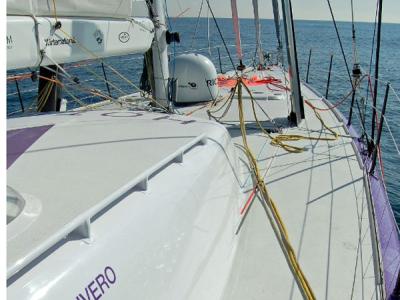 Ventolinas, chubascos.... incertidumbre. La meteorología protagonista de la travesía del mar de Alborán   