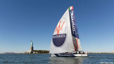 “Maserati” lanzado a por el récord del Atlántico Norte “Maserati” lanzado a por el récord del Atlántico Norte