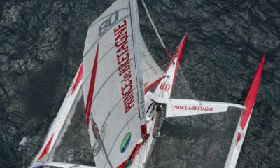 “Prince de Bretagne 80”, Lemonchois espera una ventana de viento “Prince de Bretagne 80”, Lemonchois espera una ventana de viento
