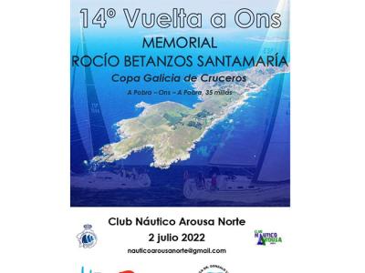 14ª Vuelta a Ons Memorial Rocío Betanzos Santamaria Copa Galicia de Cruceros 2 de Julio de 2022 14ª Vuelta a Ons Memorial Rocío Betanzos Santamaria Copa Galicia de Cruceros 2 de Julio de 2022