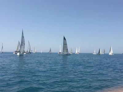 22 veleros tomaron la salida de la prestigiosa Regata Mar de Alborán en su 40 aniversario