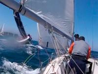 A pesar de la espectacular jornada para la competición a vela, la participación fue escasa en el crucero santanderino