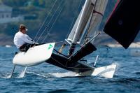 Arrancó en Sanxenxo el Corte Inglés Master con los catamaranes como protagonista