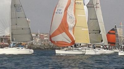 Duras condiciones en la Regata al Roque de Gando Duras condiciones en la Regata al Roque de Gando