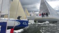Duro día de navegacion en la XVI regata Elidente con triunfo de Grupo Santorum/Martínez, Sara y Piko norte