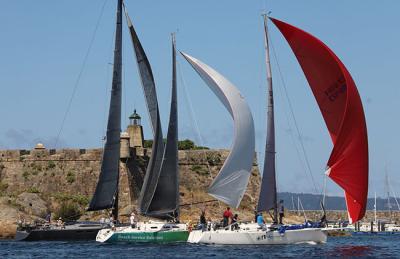 El Baltic 56 “Bionic Elk” en cabeza de la flota de la Maeloc Finisterre 