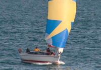 El fuerte viento del Sur fue el protagonista de la regata del Crucero santanderino