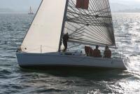 El fuerte viento del sur marcó la regata de cruceros en Santander