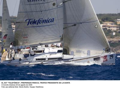 El X37 Telefonica preparado para el Trofeo Presidente de la Xunta El X37 Telefonica preparado para el Trofeo Presidente de la Xunta