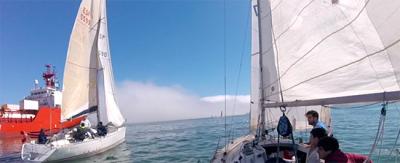 En una tirada para olvidar, el crucero santanderino desfiló dentro de la bahía. En una tirada para olvidar, el crucero santanderino desfiló dentro de la bahía.