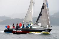 Este sábado, si el tiempo lo permite, segunda prueba de la Regata de  Navidad de Aguete en la Ría de Pontevedra 