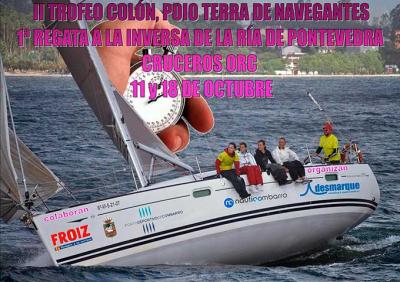 Este sábado en Combarro, etapa definitiva del II Trofeo Colón, Poio terra de navegantes para Cruceros 