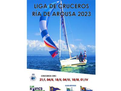 Este sábado primera etapa de la Liga de Cruceros Ría de Arousa 2023 Este sábado primera etapa de la Liga de Cruceros Ría de Arousa 2023
