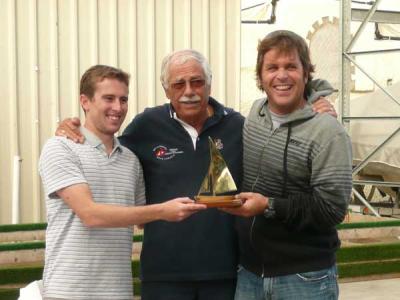 Fernando León y Antonio del Castillo. ganan el Tumba a GloriaII, Figuras de la vela del RCN Gran Canaria