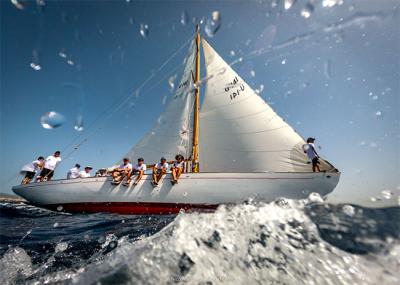 El Fjord III (1947) se impuso en la categoría de barcos de Época. Foto: Nico Martínez. El Fjord III (1947) se impuso en la categoría de barcos de Época. Foto: Nico Martínez.