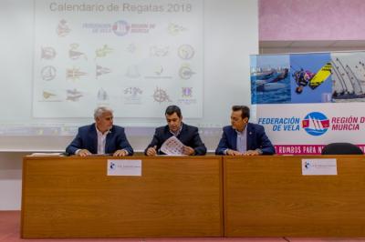La Federación de Vela Región de Murcia presenta su calendario de regatas para 2018