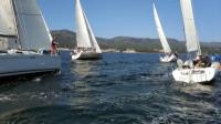 La regata ALCA del NAUTICO AROUSA NORTE para Santanas, Mauritanoa y Fixius