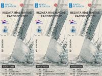 La Regata Rías Baixas Xacobeo 2022, con numerosos patrones de nivel, pierde un puñado de veleros averiados por las orcas