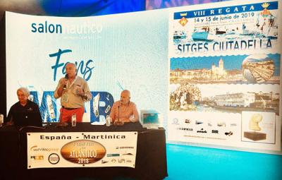 La regata Sitges-Ciutadella 2019, presentada en el salón de BCN