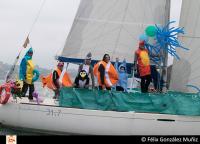 Mambo, de J.E. García Rivero disfrazado de “Ocean´s Seven”, se hace con, el VII Rally Náutico de Carnaval del Real Club Astur de Regatas