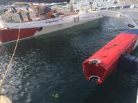 Maserati Multi70 en Malta con el timón gravemente dañado 