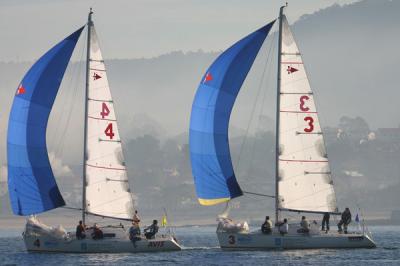 Morvan y Ainslie en la final del Master de España de Match Race Morvan y Ainslie en la final del Master de España de Match Race
