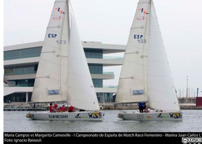 Nacional de Match Race Femenino. Cameselle sigue lider y todo es posible durante la jornada de mañana Nacional de Match Race Femenino. Cameselle sigue lider y todo es posible durante la jornada de mañana