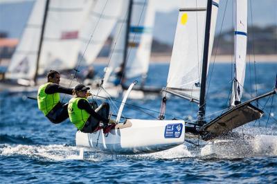 Nacra 17 - Fernando Echávarri y Tara Pacheco Nacra 17 - Fernando Echávarri y Tara Pacheco