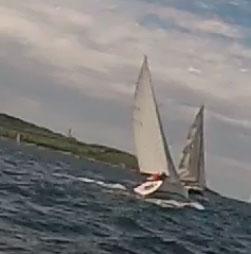 Penosa, por llamarlo de alguna manera, la participación de los cruceros en la segunda prueba del Circuito Montañés de Vela Pasada.