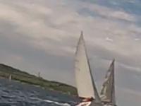Penosa, por llamarlo de alguna manera, la participación de los cruceros en la segunda prueba del Circuito Montañés de Vela Pasada.