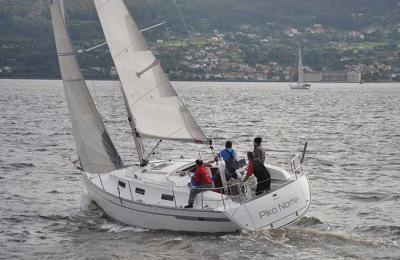 PIKO NORTE se impuso en la primera regata a la inversa celebrada en la Ría de Pontevedra para Cruceros