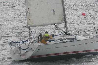 Pocos barcos en la regata de cruceros en Santander donde se impuso el Kirios