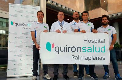 Quirónsalud se une al reto de Movistar e Iker Martínez para la Vuelta a Mallorca Quirónsalud se une al reto de Movistar e Iker Martínez para la Vuelta a Mallorca