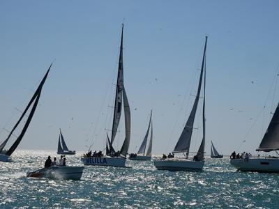 Salida de la XLIII Regata Mar de Alborán. Salida de la XLIII Regata Mar de Alborán.