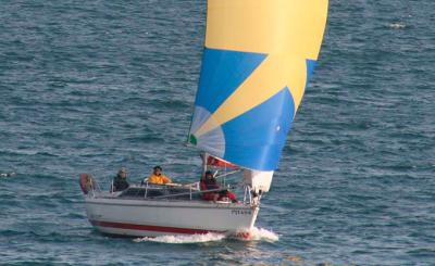 Santander: En la tirada del crucero, la salida de la bahía rompió la competición. 