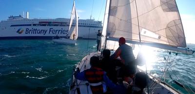 Santander. Nuevamente el crucero perdió un día espectacular para las regatas.