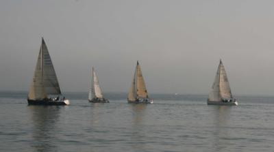 Suspendida la regata de cruceros en la bahía de Santander