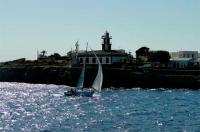 Todo listo para la salida de la regata Sitges-Ciutadella