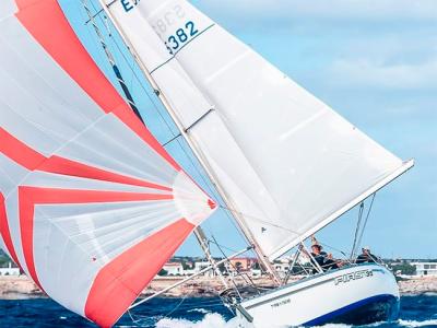 TROFEO ALMIRALL FARRAGUT. Triunfo muy ajustado en cruceros del Alba III del CM MAHÓN TROFEO ALMIRALL FARRAGUT. Triunfo muy ajustado en cruceros del Alba III del CM MAHÓN